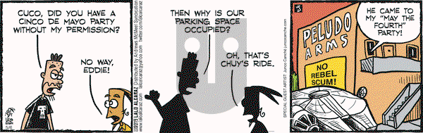 La Cucaracha on Monday May 6, 2019 Comic Strip