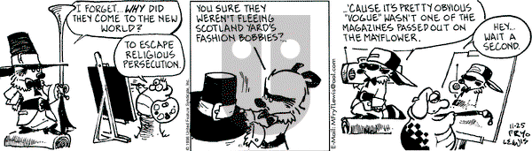 Over the Hedge on Monday November 25, 1996 Comic Strip