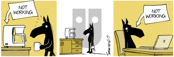 Dark Side of the Horse on Friday May 9, 2014 Comic Strip