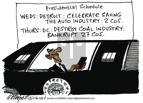 Henry Payne on Tuesday January 19, 2016 Comic Strip
