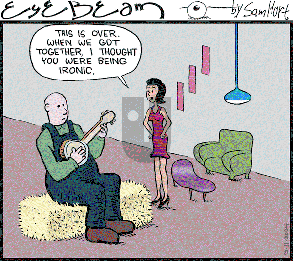 Eyebeam on Monday March 11, 2024 Comic Strip