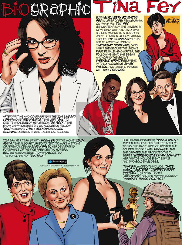 Biographic on Sunday February 28, 2016 Comic Strip