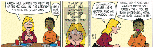 Luann on Saturday October 9, 2004 Comic Strip