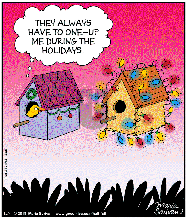 Half Full - Wednesday December 4, 2024 Comic Strip