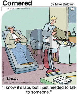 Cornered on Wednesday November 21, 2018 Comic Strip