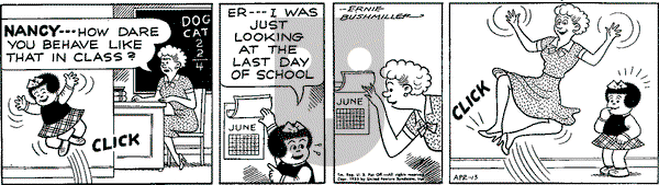 Nancy Classics - Wednesday February 28, 2024 Comic Strip
