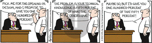 The Born Loser on Thursday July 19, 2012 Comic Strip