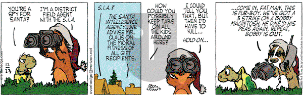 Over the Hedge on Tuesday December 23, 2008 Comic Strip