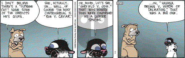 Get Fuzzy on Thursday November 6, 2008 Comic Strip