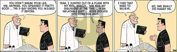 Rip Haywire on Saturday August 18, 2018 Comic Strip