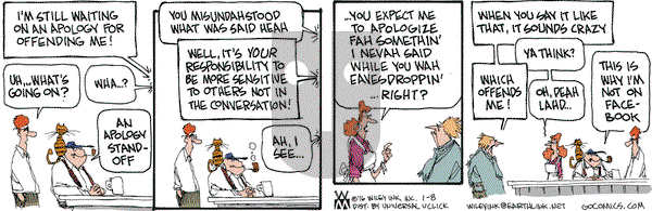 Non Sequitur on Friday January 8, 2016 Comic Strip