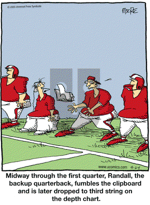 In the Bleachers on Saturday September 24, 2005 Comic Strip