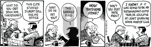 Betty on Saturday December 27, 1997 Comic Strip