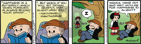 Nancy on Friday September 26, 2014 Comic Strip