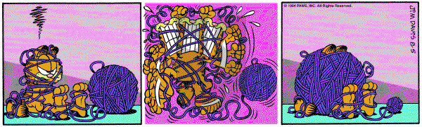 Garfield on Friday August 5, 1994 Comic Strip