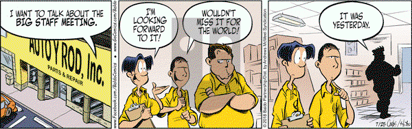 Baldo on Wednesday July 25, 2018 Comic Strip