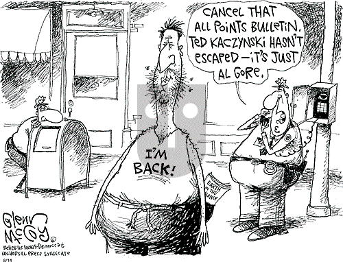 Glenn McCoy on Tuesday August 14, 2001 Comic Strip