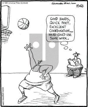 In the Bleachers - Tuesday March 11, 1997 Comic Strip