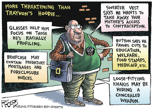 Rob Rogers - Tuesday April 3, 2012 Comic Strip