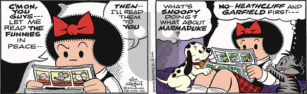 Nancy on Thursday March 11, 2010 Comic Strip