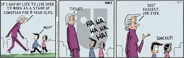 Grand Avenue on Monday March 11, 2024 Comic Strip