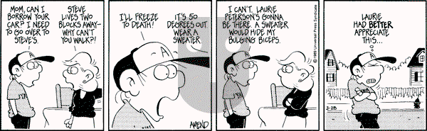 FoxTrot on Tuesday March 28, 1989 Comic Strip