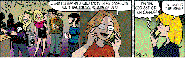 Luann on Saturday October 11, 2014 Comic Strip