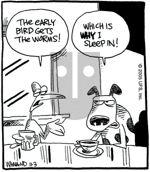 Reality Check on Thursday November 3, 2005 Comic Strip