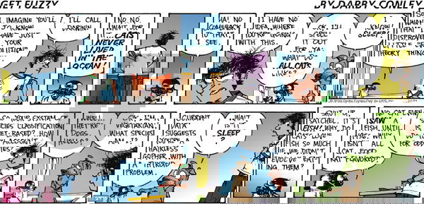 Get Fuzzy on Sunday November 21, 2010 Comic Strip