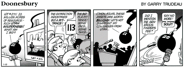 Doonesbury on Wednesday January 10, 1996 Comic Strip