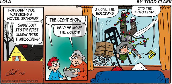 Lola on Sunday December 1, 2019 Comic Strip