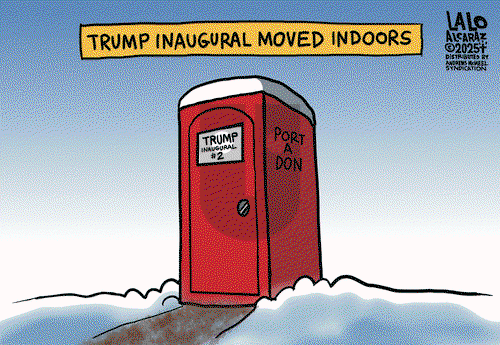 Lalo Alcaraz - Tuesday January 21, 2025 Comic Strip
