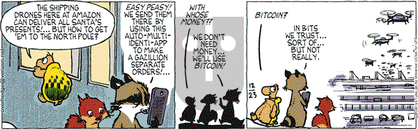Over the Hedge on Monday December 23, 2013 Comic Strip