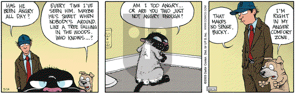 Get Fuzzy on Wednesday May 14, 2003 Comic Strip