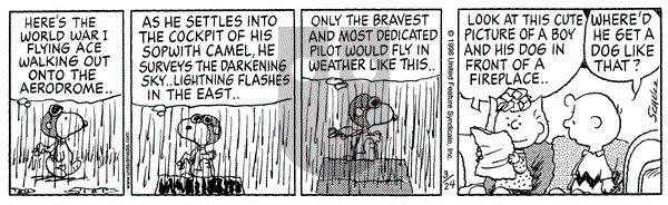 Peanuts on Tuesday March 24, 1998 Comic Strip