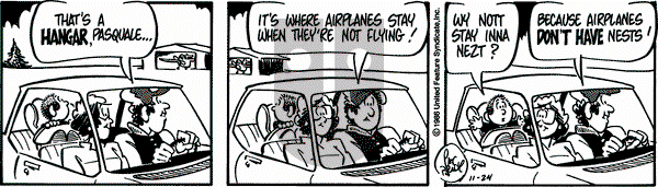 Rose is Rose on Monday November 24, 1986 Comic Strip