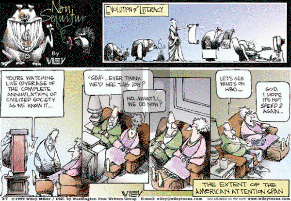 Non Sequitur on Sunday March 7, 1999 Comic Strip