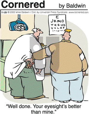 Cornered on Wednesday November 29, 2000 Comic Strip