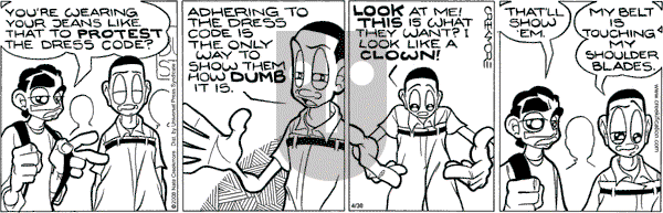 Maintaining on Wednesday April 30, 2008 Comic Strip