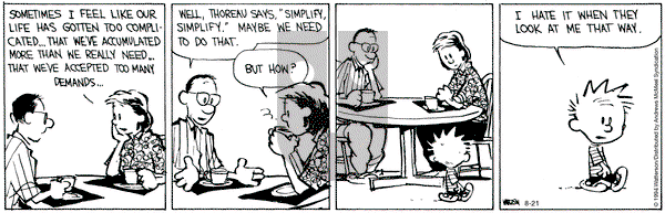 Calvin and Hobbes - Wednesday August 21, 2024 Comic Strip