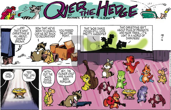 Over the Hedge on Sunday December 11, 2016 Comic Strip