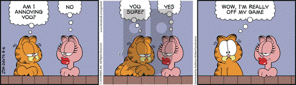 Garfield on Friday September 6, 2019 Comic Strip