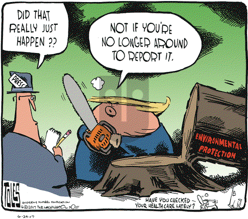 Tom Toles on Thursday June 29, 2017 Comic Strip