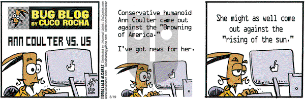 La Cucaracha on Wednesday March 19, 2014 Comic Strip