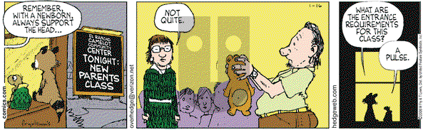 Over the Hedge on Monday January 16, 2006 Comic Strip