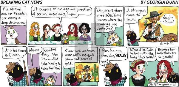 Breaking Cat News - Sunday September 22, 2024 Comic Strip
