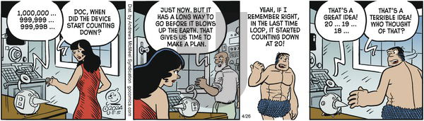 Alley Oop - Friday April 26, 2024 Comic Strip