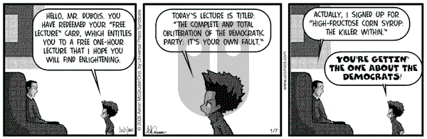 The Boondocks on Friday August 10, 2012 Comic Strip