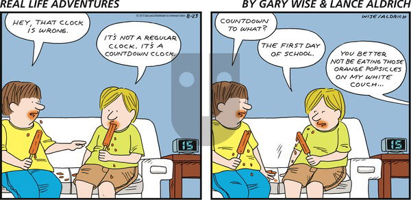 Real Life Adventures on Sunday August 23, 2015 Comic Strip