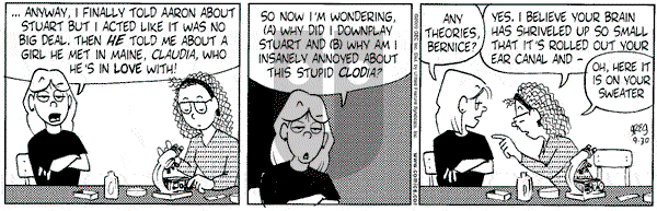 Luann on Saturday September 30, 2000 Comic Strip